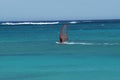 Wind Surfing on Ningaloo Reef Exmouth Western Australia Royalty Free Stock Photo