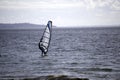 Wind Surfing on the Sound Royalty Free Stock Photo