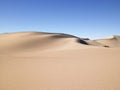 Wind Swept Sand Dunes Royalty Free Stock Photo