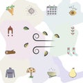 Wind swerve icon. Universal set of autumn for website design and development, app development