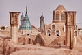 Wind tower of Borujerdi historial House in Kashan, Iran