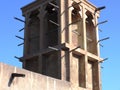 Wind tower in Old Dubai Royalty Free Stock Photo