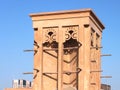 Wind tower in Old Dubai Royalty Free Stock Photo