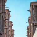 Wind towers in Dubai Royalty Free Stock Photo