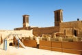 Wind towers in Yard Royalty Free Stock Photo