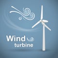 Wind turbine background