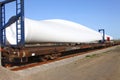 Wind turbine blade Royalty Free Stock Photo