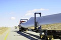 Wind turbine blade Royalty Free Stock Photo