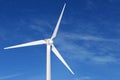 Wind turbine blue sky Royalty Free Stock Photo