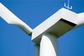 Wind turbine closeup. Royalty Free Stock Photo