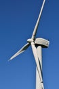 Wind turbine closeup Royalty Free Stock Photo