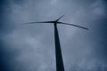 Wind turbine closeup. Royalty Free Stock Photo