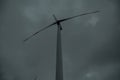 Wind turbine closeup. Royalty Free Stock Photo