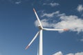 Wind turbine closeup Royalty Free Stock Photo