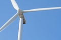 Wind Turbine Closeup Royalty Free Stock Photo