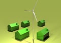 Wind turbine and eco-homes