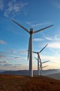 Wind turbine farm Royalty Free Stock Photo