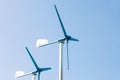 A Wind turbine generator, alternative energy source Royalty Free Stock Photo