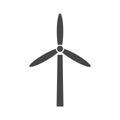 Wind turbine icon, eco concept Royalty Free Stock Photo