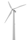 Wind turbine isolated Royalty Free Stock Photo