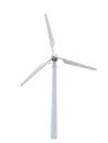 Wind turbine isolated. Alternative energy source. Royalty Free Stock Photo