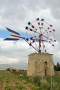 Wind turbine in Majorca Royalty Free Stock Photo
