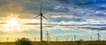 Wind Turbine in Northwest Indiana Royalty Free Stock Photo