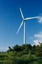 Wind turbine in Quebec Royalty Free Stock Photo