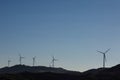 Wind turbine - renewable energy source - Wind farm Royalty Free Stock Photo
