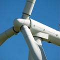 Wind turbine rotor Royalty Free Stock Photo