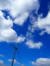 Wind turbine sky Royalty Free Stock Photo