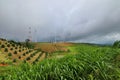 Wind turbine view, Khao Kao, Phetchabun province, Thailand