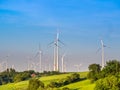 Wind Turbinen farm in Germany