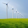 Wind turbines Royalty Free Stock Photo