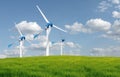 Wind turbines Royalty Free Stock Photo