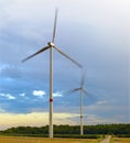 Wind turbines Royalty Free Stock Photo