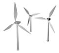Wind turbines Royalty Free Stock Photo