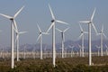 Wind Turbines on Alternative Energy Windmill Farm Royalty Free Stock Photo