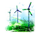 Wind turbines, alternative green ecological energy