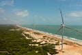 Wind power plant in Sri Lanka. Royalty Free Stock Photo