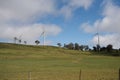 Wind Turbines on a Countryside Hill