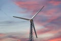 Wind turbines farm - alternative energy source Royalty Free Stock Photo