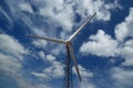 Wind turbines farm - alternative energy source Royalty Free Stock Photo