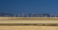 Wind Turbines in the Foothills Royalty Free Stock Photo