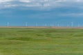 Wind turbines located in South Eastern Alberta