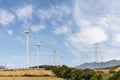 Wind turbines Los Llanos windfarm Spain