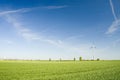 Wind turbines and rapeseed fie