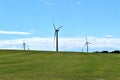 Wind turbines in rural countryside, Town of Chateaugay, Franklin County, New York United States