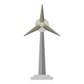 Wind turbines symbol isolated Royalty Free Stock Photo