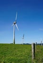 Wind turbines on Windy Hill QLD Royalty Free Stock Photo